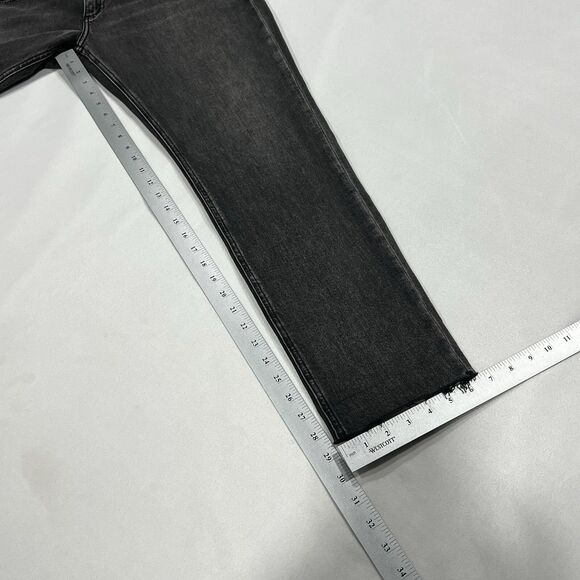 Rag‎ & Bone Jeans Women Gray Distressed Slim Fit Raw Hem Denim Sz 30 (34X28.5) - Picture 12 of 14
